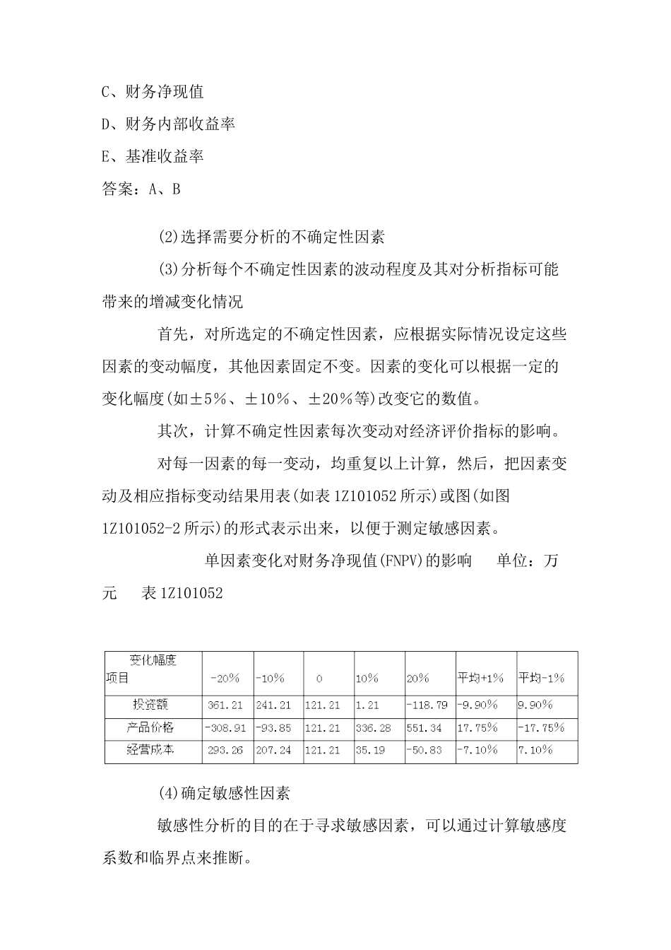 3单因素敏感性分析的步骤_第2页