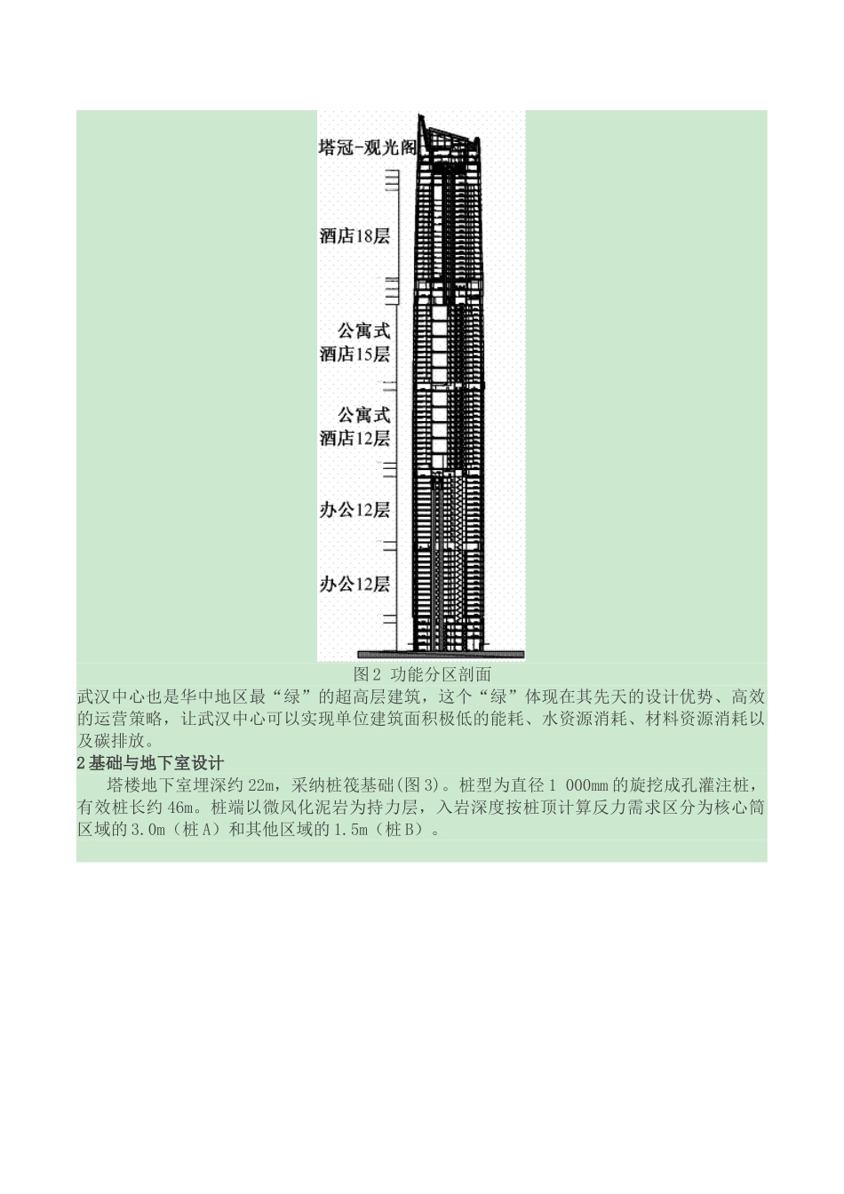 438米武汉中心塔楼结构计算分析_第3页