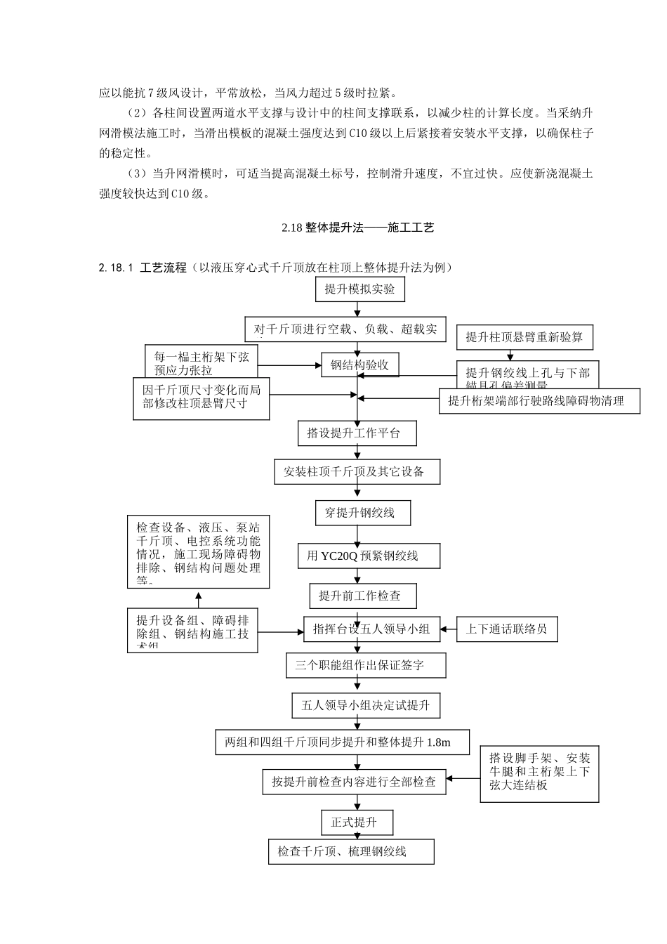 4、中建总公司钢结构工程施工工艺标准-整体提升法_第3页