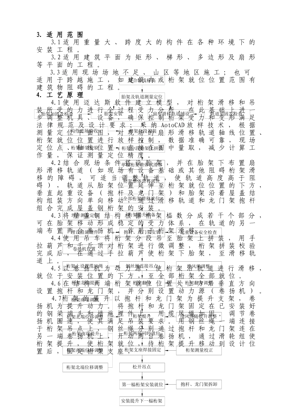 54米大跨度管桁架整体安装工法_第2页