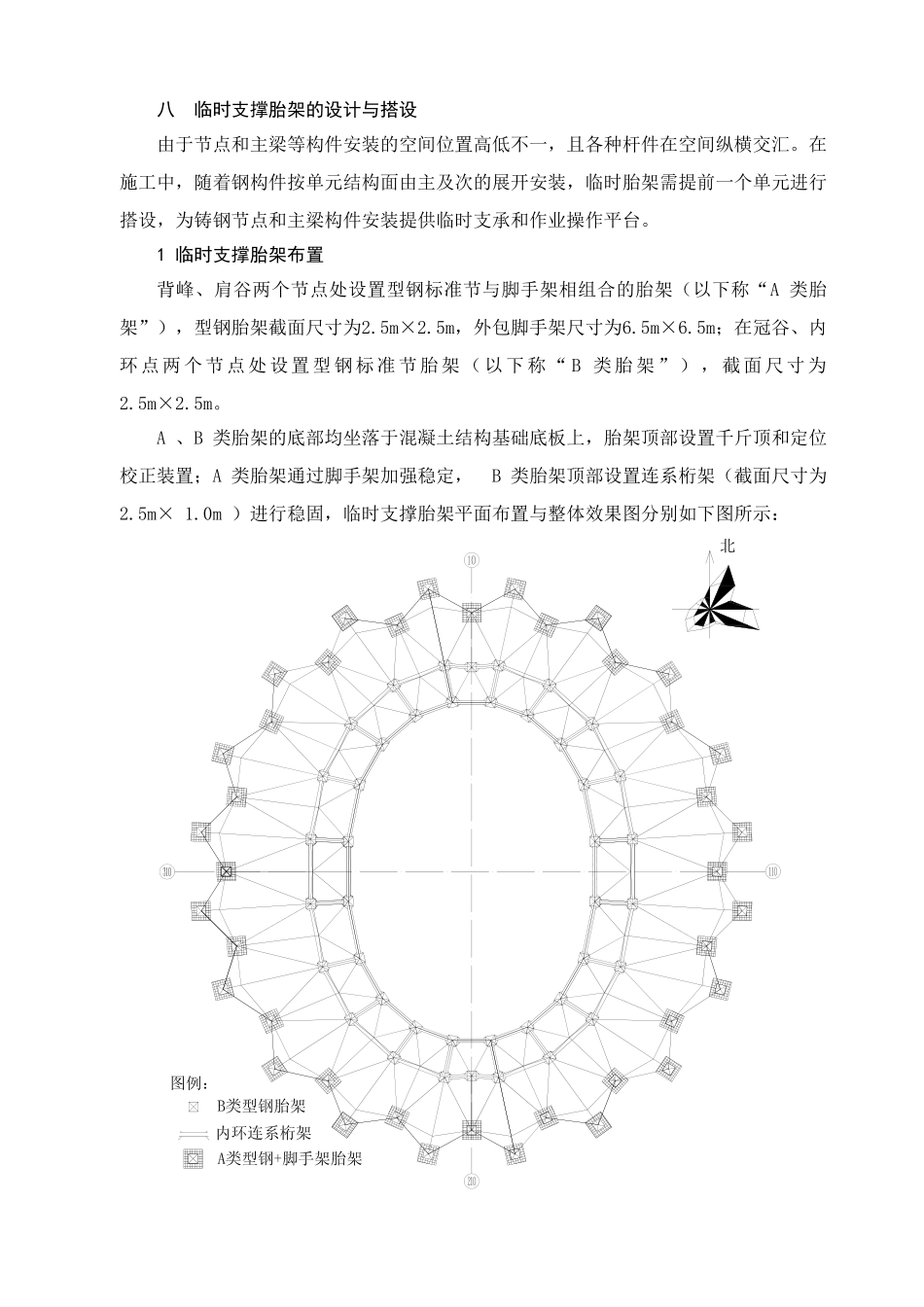 6.2.8临时支撑胎架的设计与搭设10_第1页
