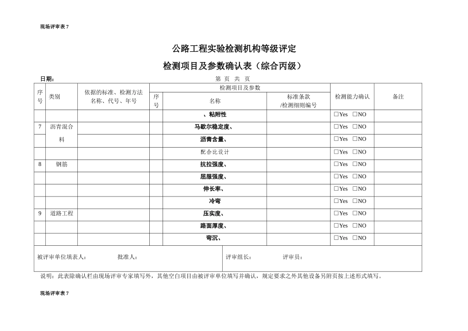 7-2检测项目及参数确认表_第3页