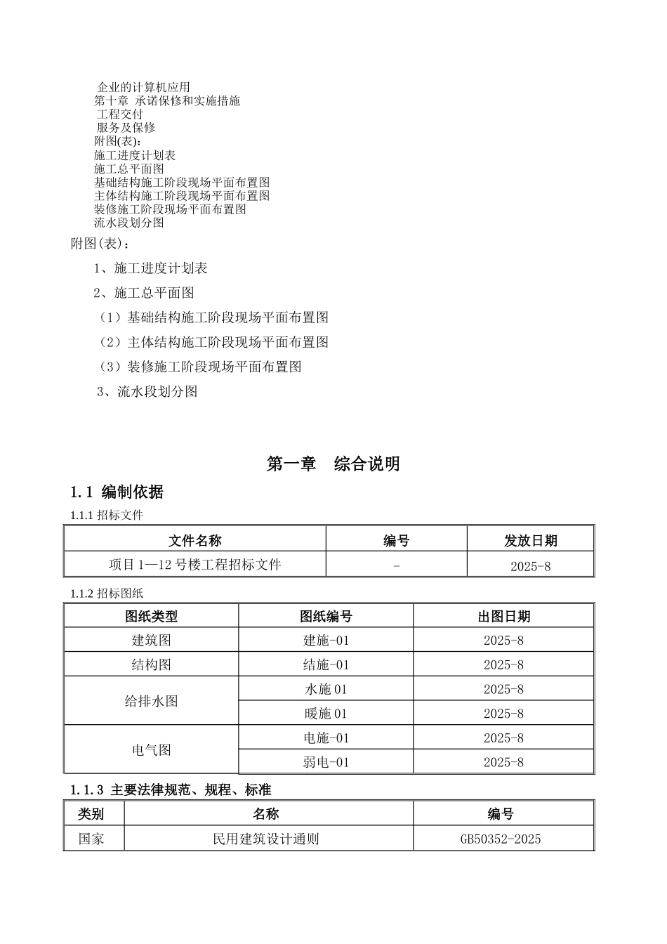 8万平高档小区工程水暖电施工组织设计_第2页
