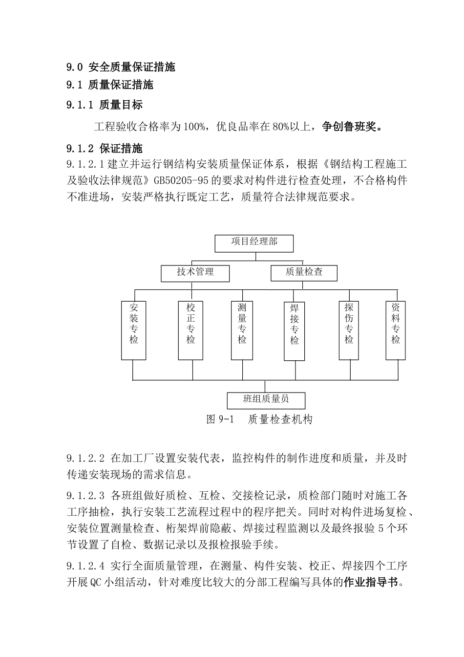9.0-安全质量保证措施_第1页