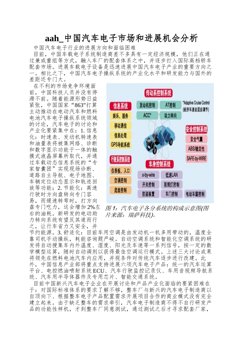 aah-中国汽车电子市场和发展机会分析_第1页