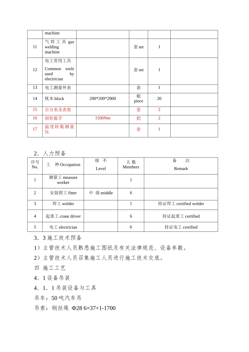 ABB发电机安装作业指导书_第2页