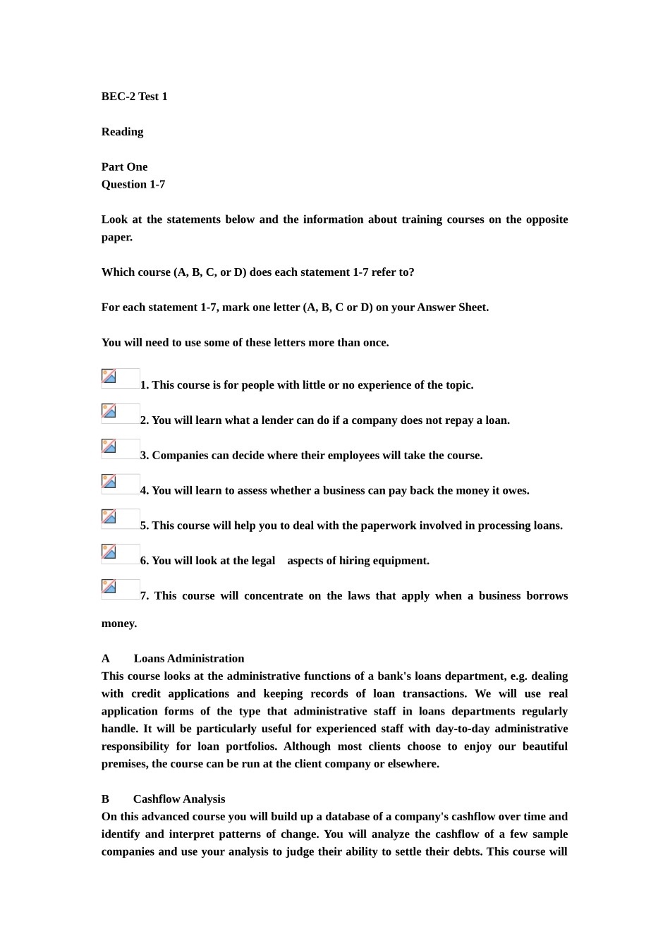 BEC中级模拟考试试题及答案解析_第1页