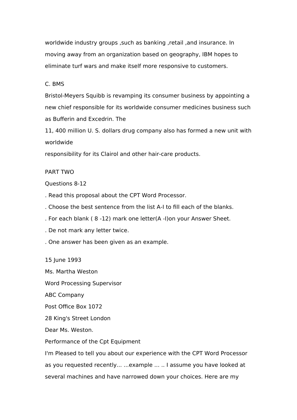 BEC中级模拟试题2及参考答案_第2页