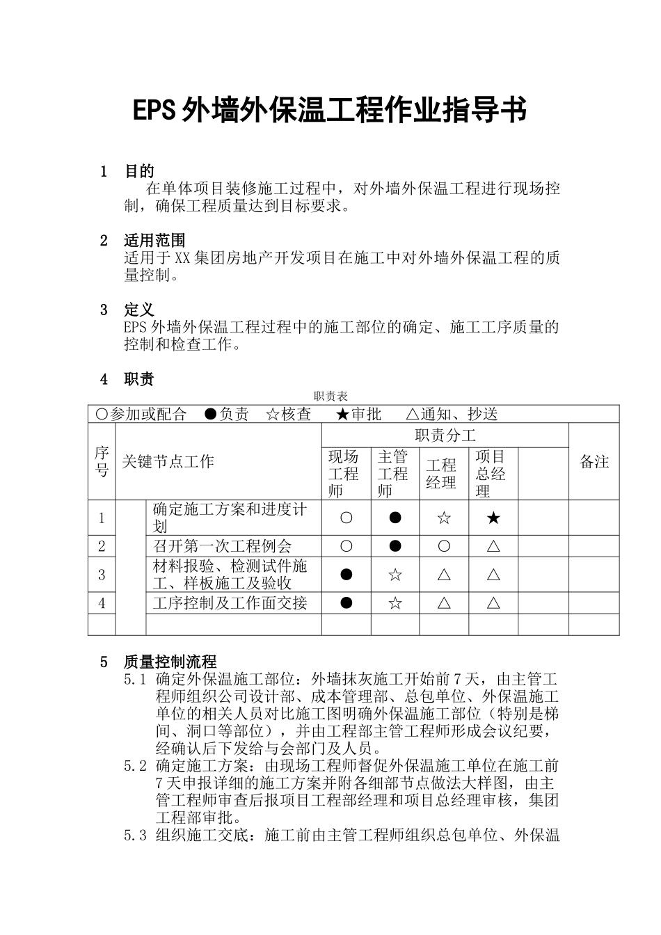 es外墙外保温工程施工作业指导书_第1页