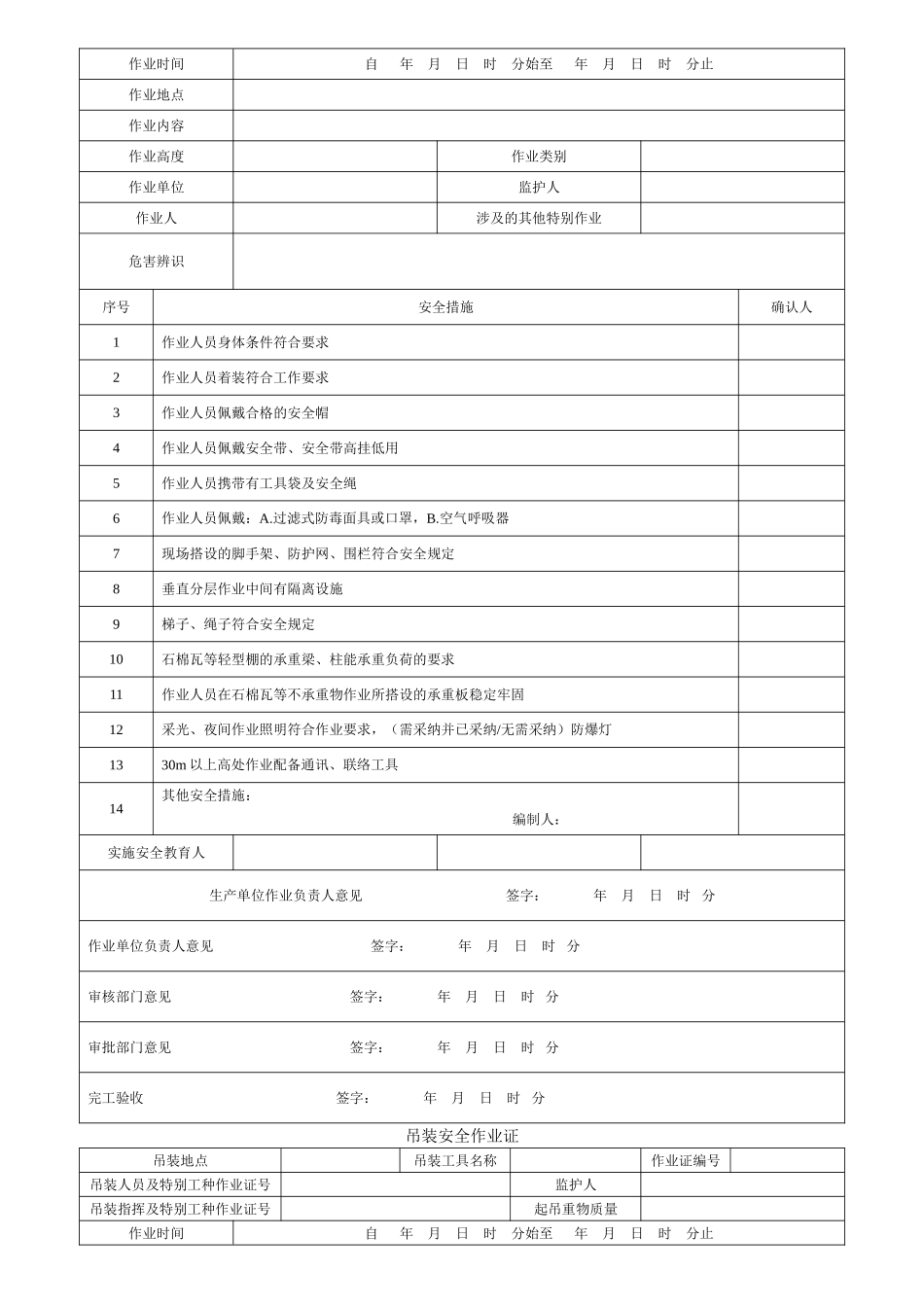 GB-30871-2025-八大特殊作业票证_第3页