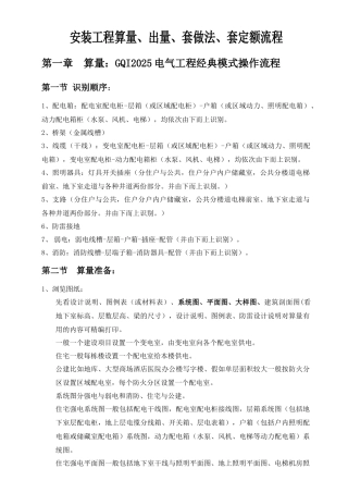 GQI2025电气工程经典模式操作流程