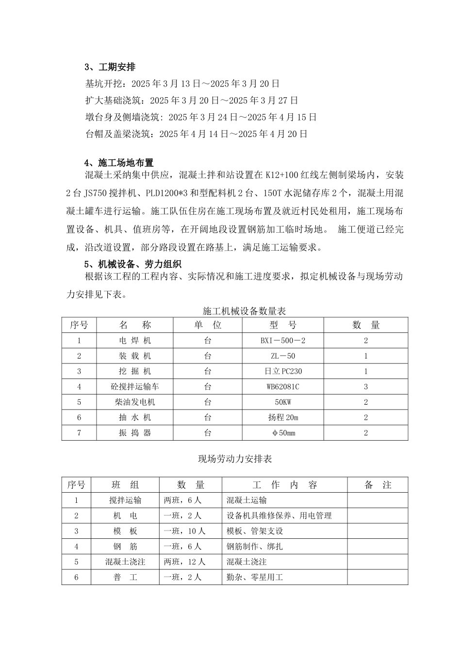 K10+150桥式通道涵基础及下部构造施工方案_第2页
