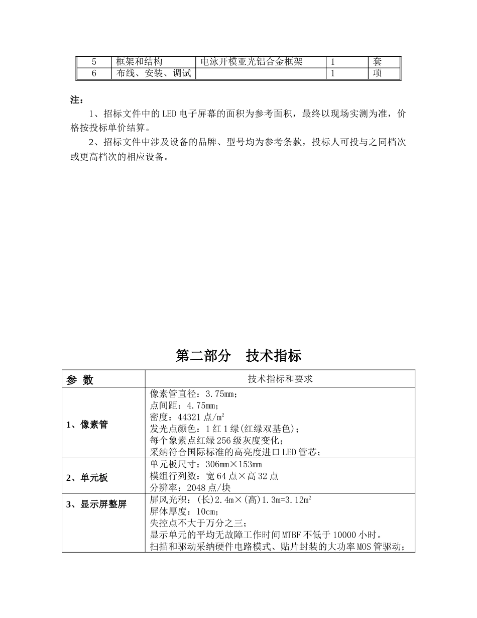 led显示屏采购招标文件_第3页