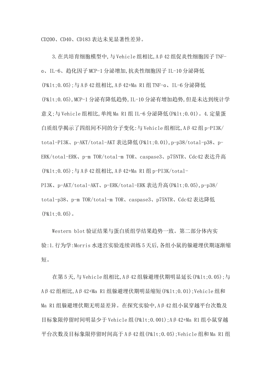 Maresin1诱导的炎症消散对阿尔茨海默病的保护作用_第3页