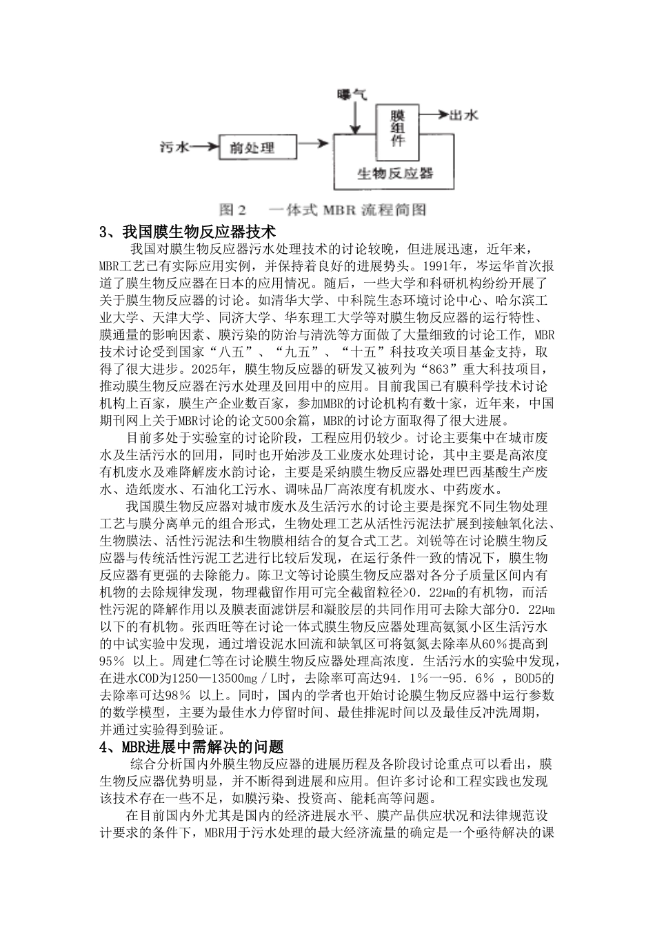 mbr-在污水领域应用及展望_第2页