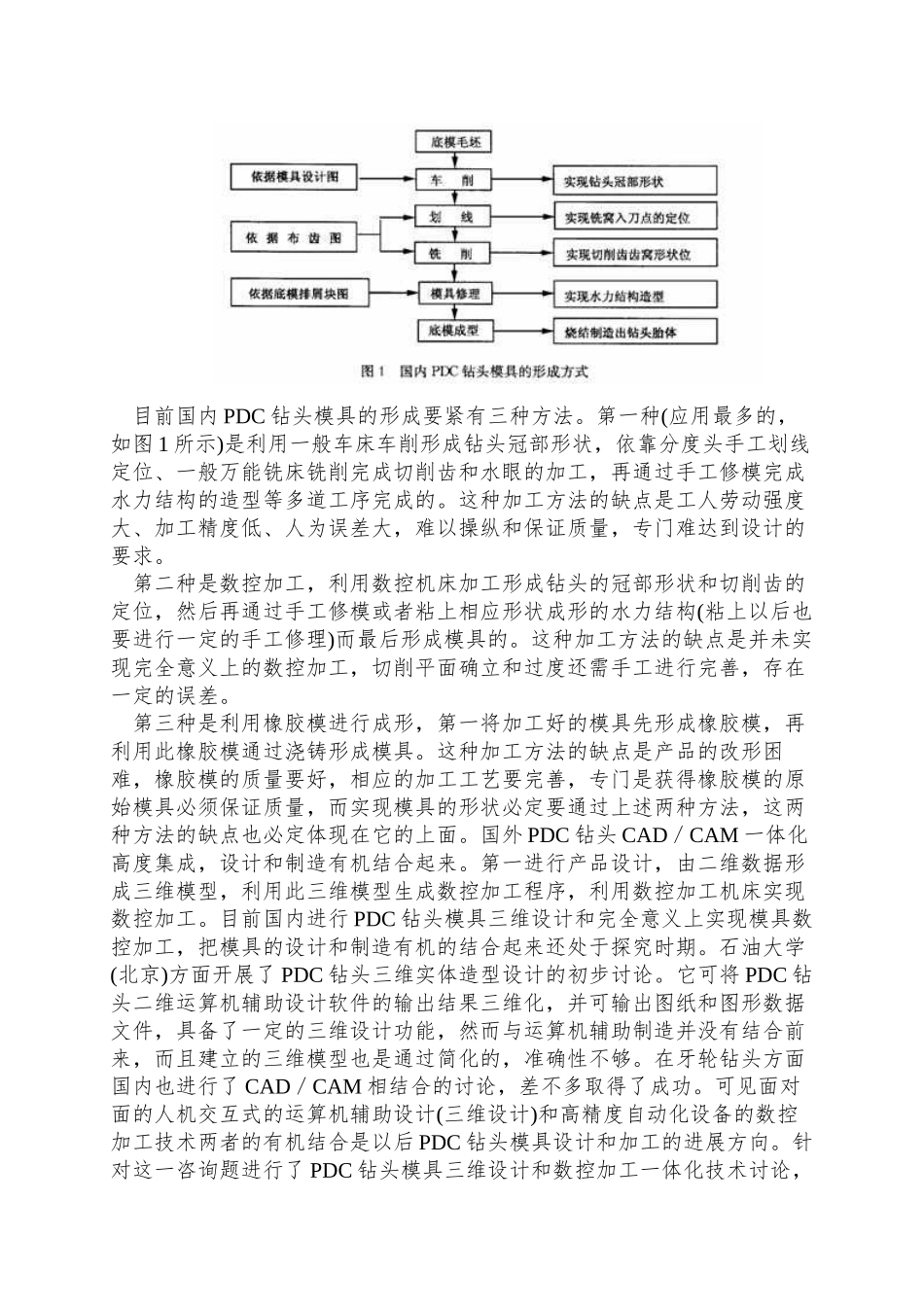 PDC钻头模具三维设计和数控加工技术研究与应用_第2页