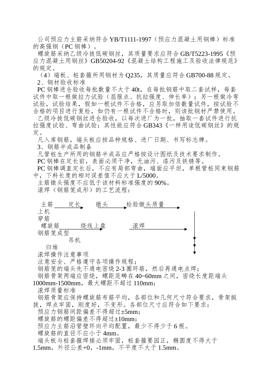 PHC管桩制造工艺操作规程_第3页