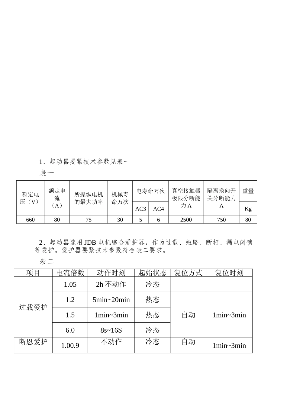 QBZ-80矿用隔爆型真空电磁起动器_第3页