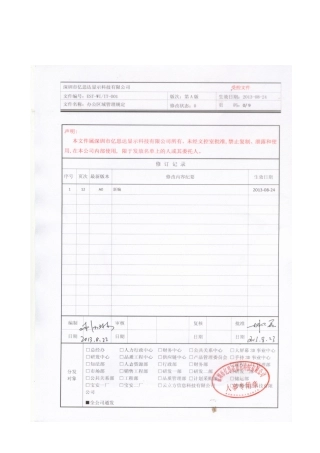 WI-IT-001办公区域管理规定