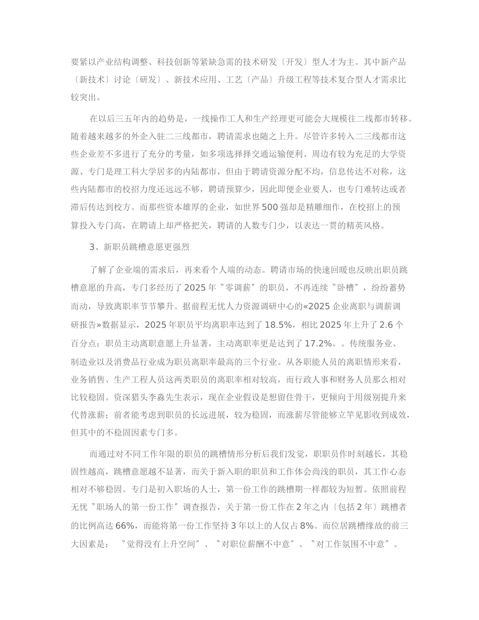 XXX年无忧指数年终盘点才市篇_第3页