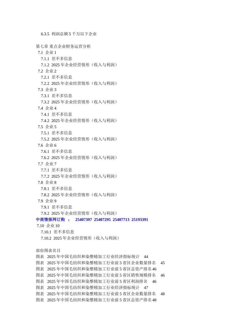 XXX年版中国毛纺织和染整精加工行业调研及领先企业咨_第3页