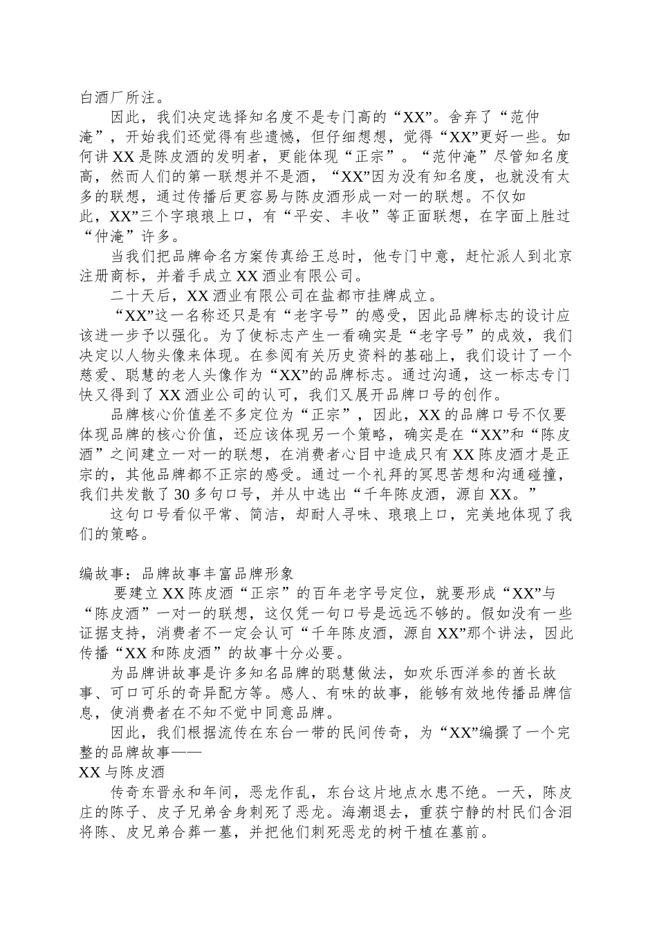 XX品牌整体策划纪实(doc6)_第3页