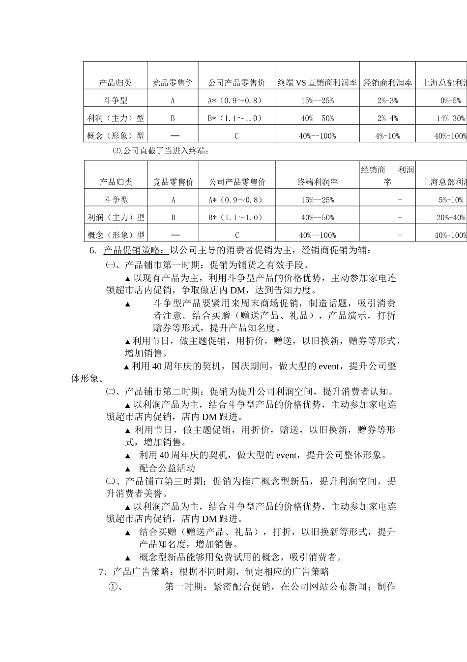 XX品牌炊具上海市场产品推广策略及阶段目标_第3页