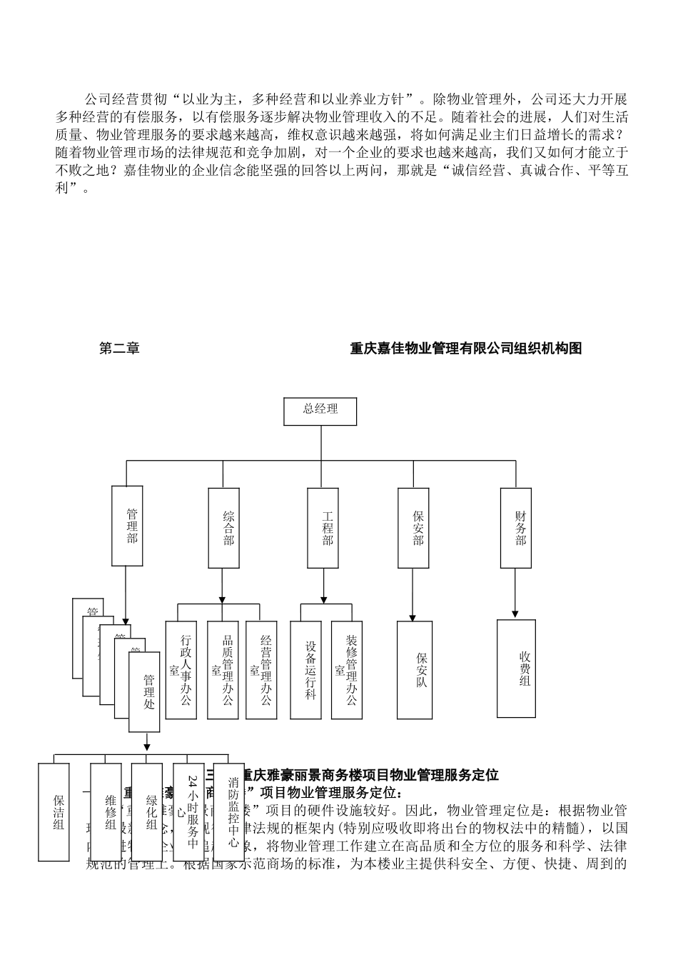 XX商务楼项目物业管理投标文件-61页_第2页