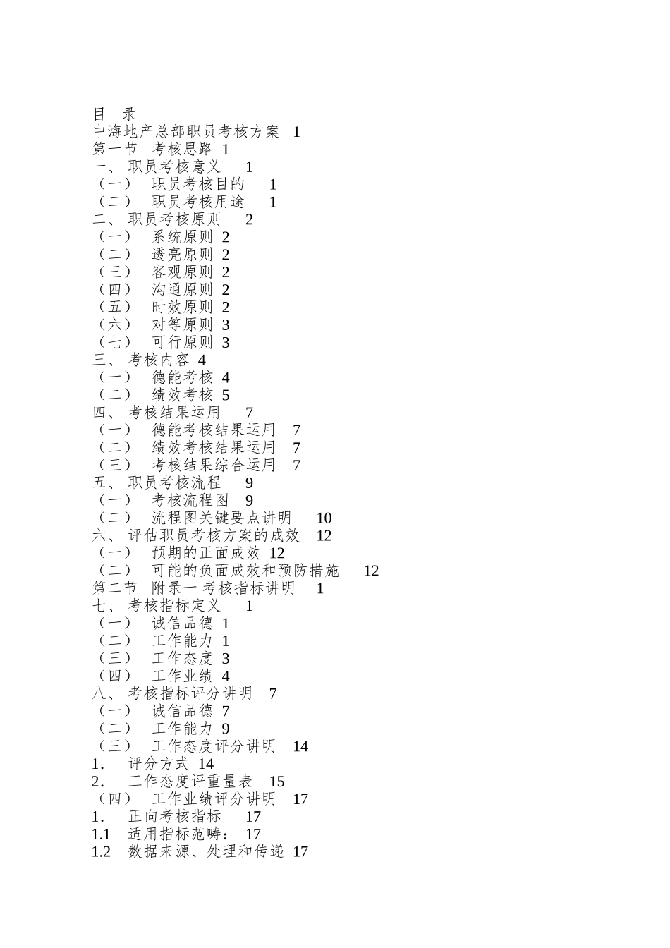 xx地产员工考核方案_第2页