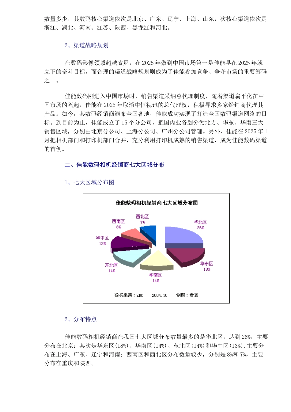 xx数码相机销售渠道调研报告_第2页