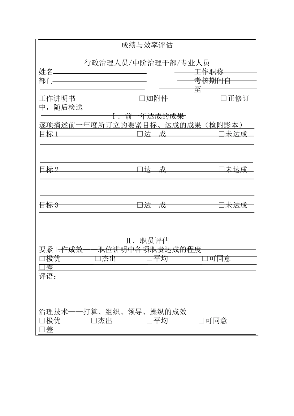 xx汽车总站员工年度考核表doc15)_第2页