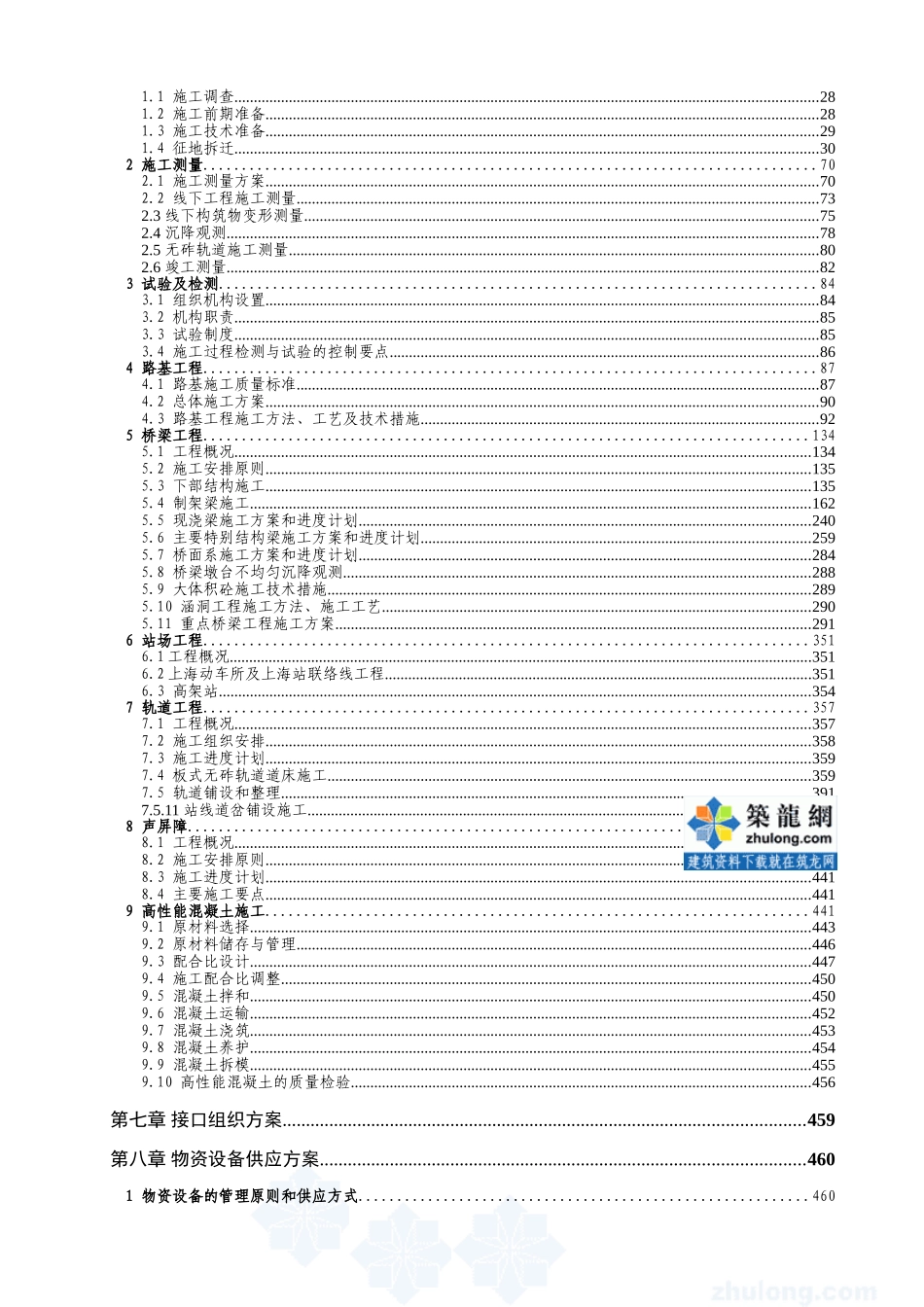xx高速铁路土建工程六标段实施性施工组织设计_第2页