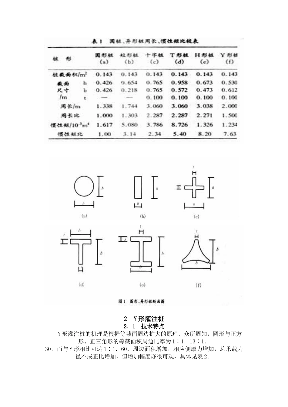y形—异形沉管灌注桩的试验研究_第2页