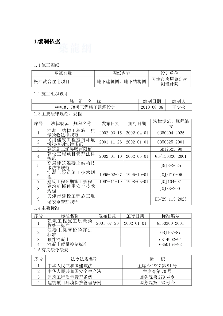 [天津]混凝土施工方案_第2页