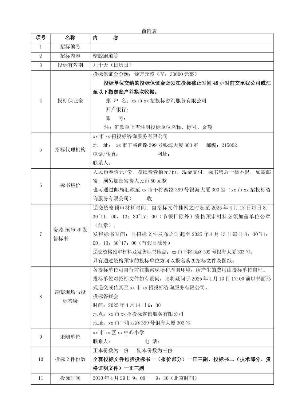 [江苏2010年塑胶跑道政府采购招标文件_第2页