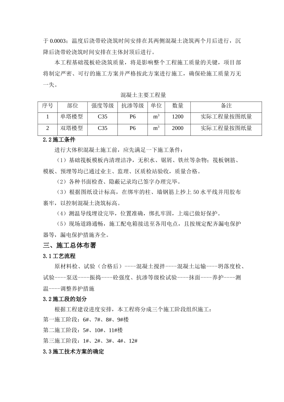 {1}大体积混凝土施工方案_第2页
