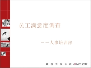 《万科员工满意度调查-》23页
