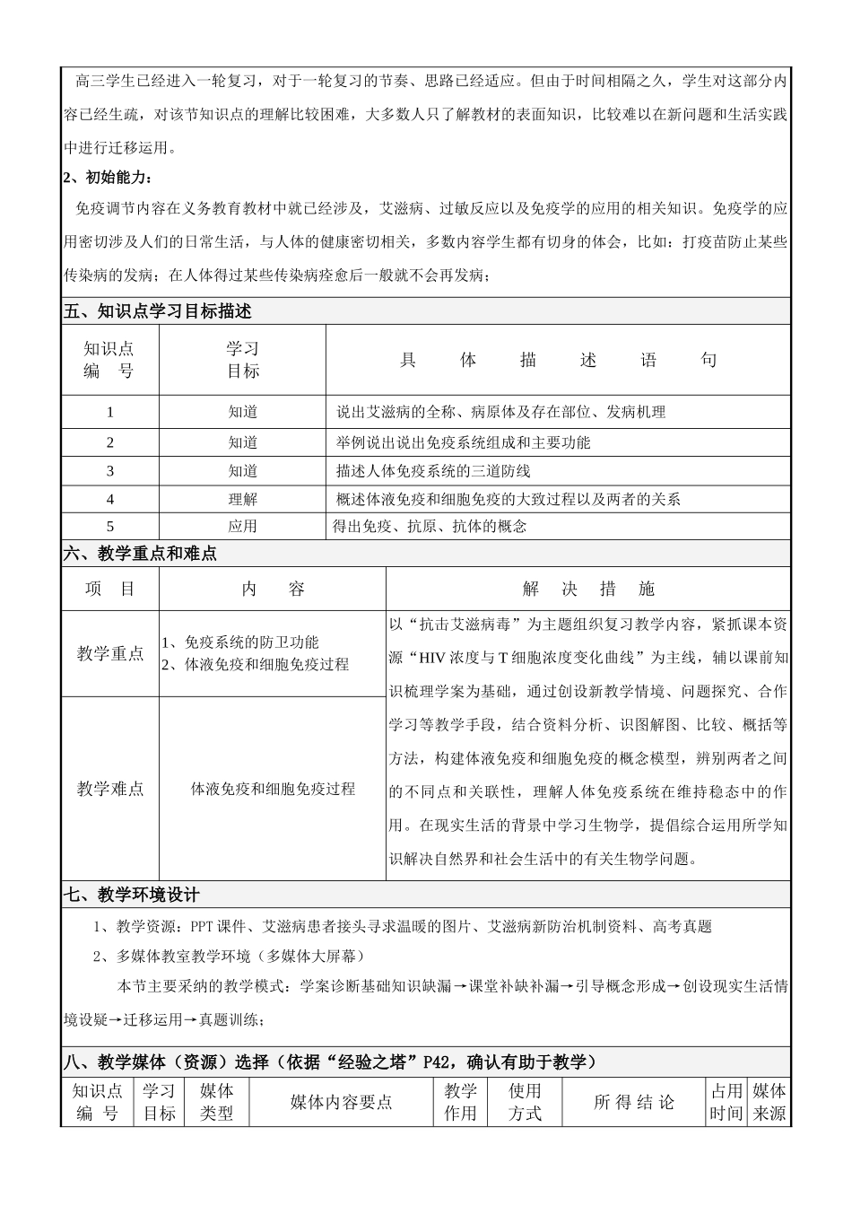《免疫调节》教学设计-_第2页