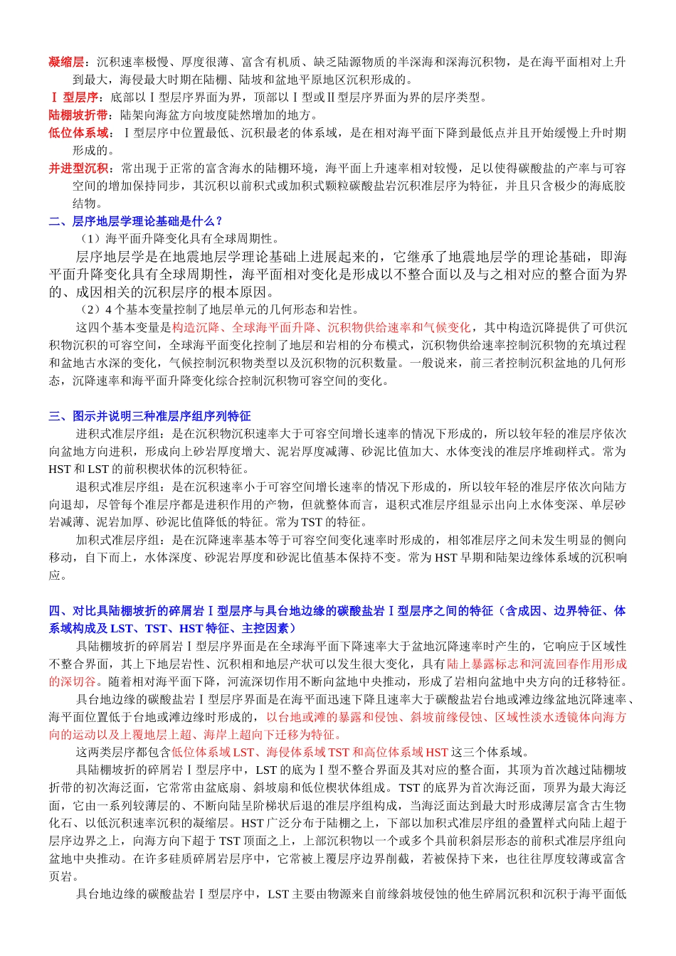 《层序地层学》考题1_第2页