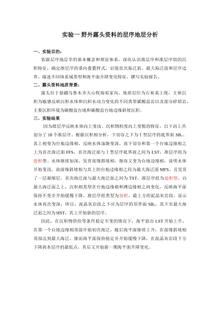 《层序地层学》试验一