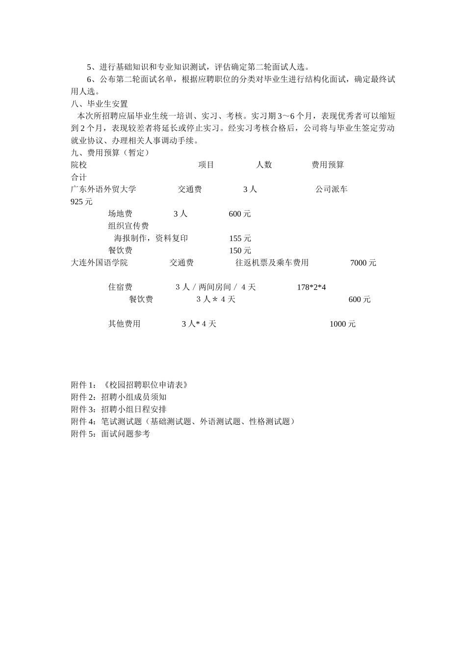 《校园招聘方案》计划_第2页