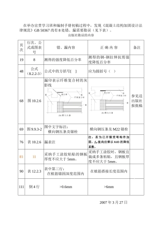 《混凝土结构加固设计规范》gb50367-2025出版社勘误