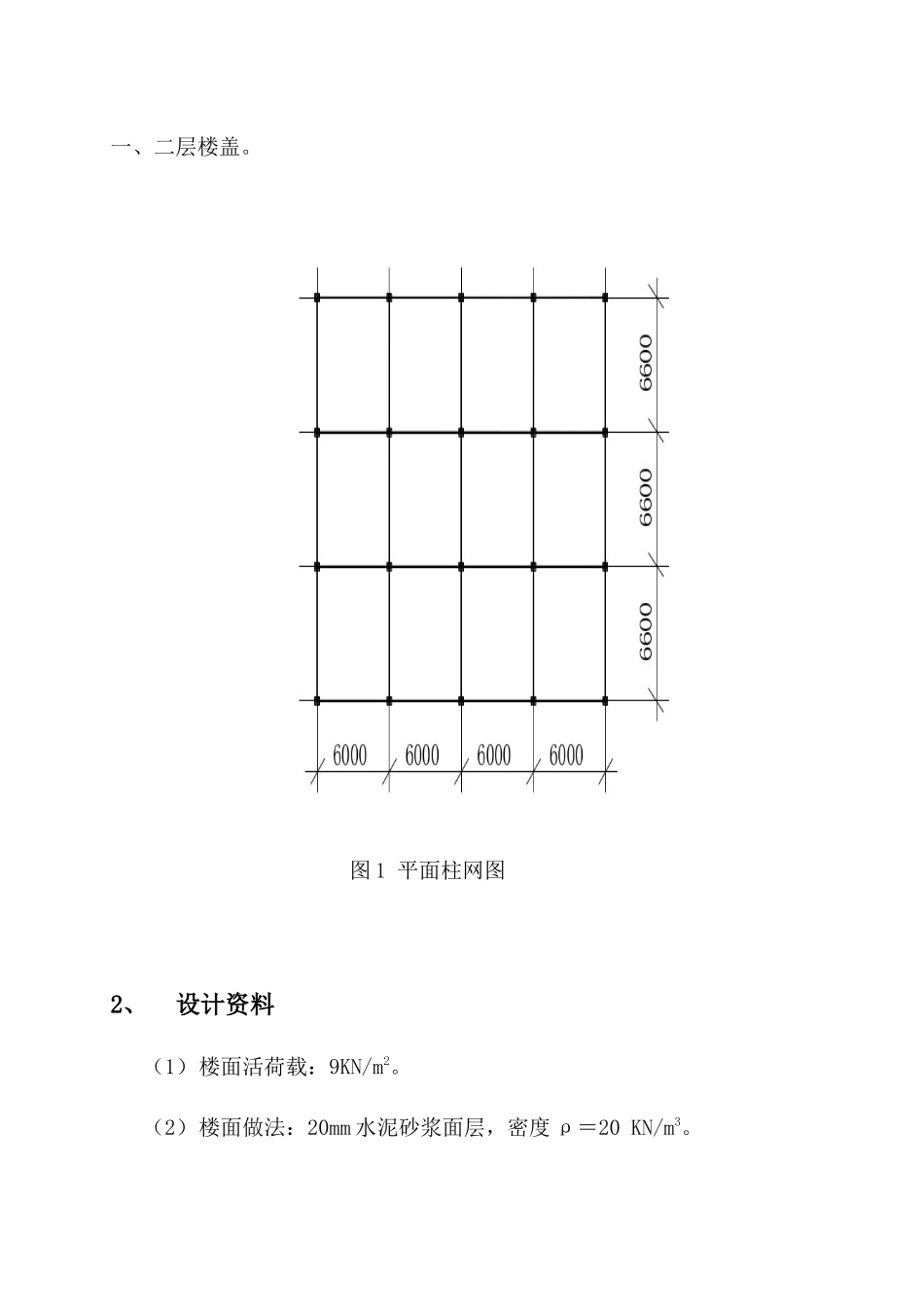 《钢筋混凝土结构》课程设计_第2页