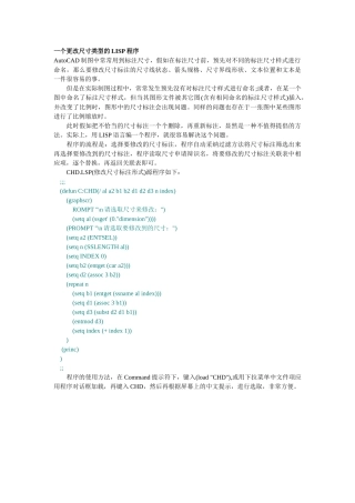 一个更改尺寸类型的LISP程序