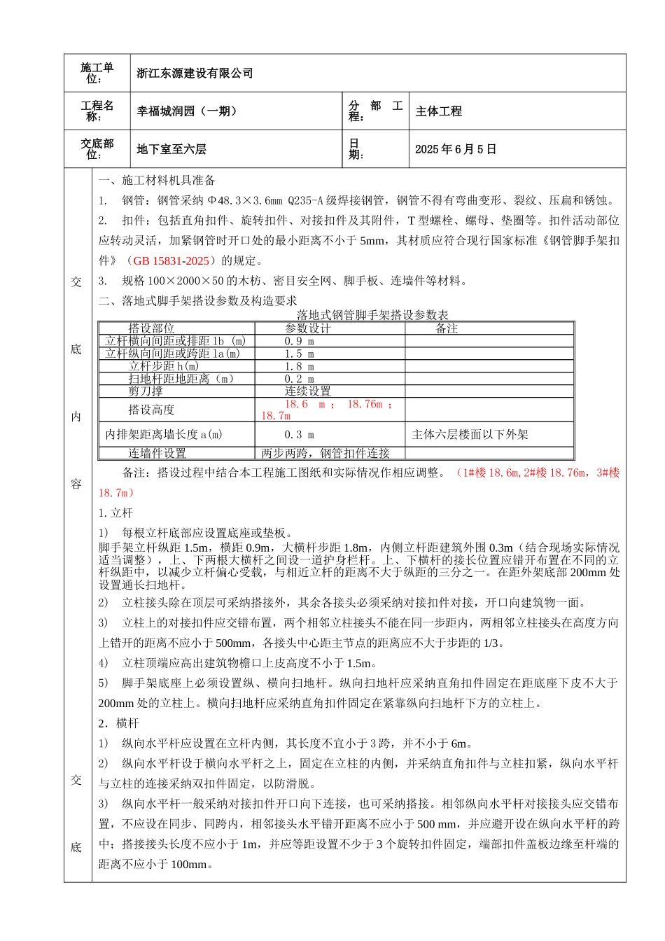 一期落地外架施工技术交底_第2页