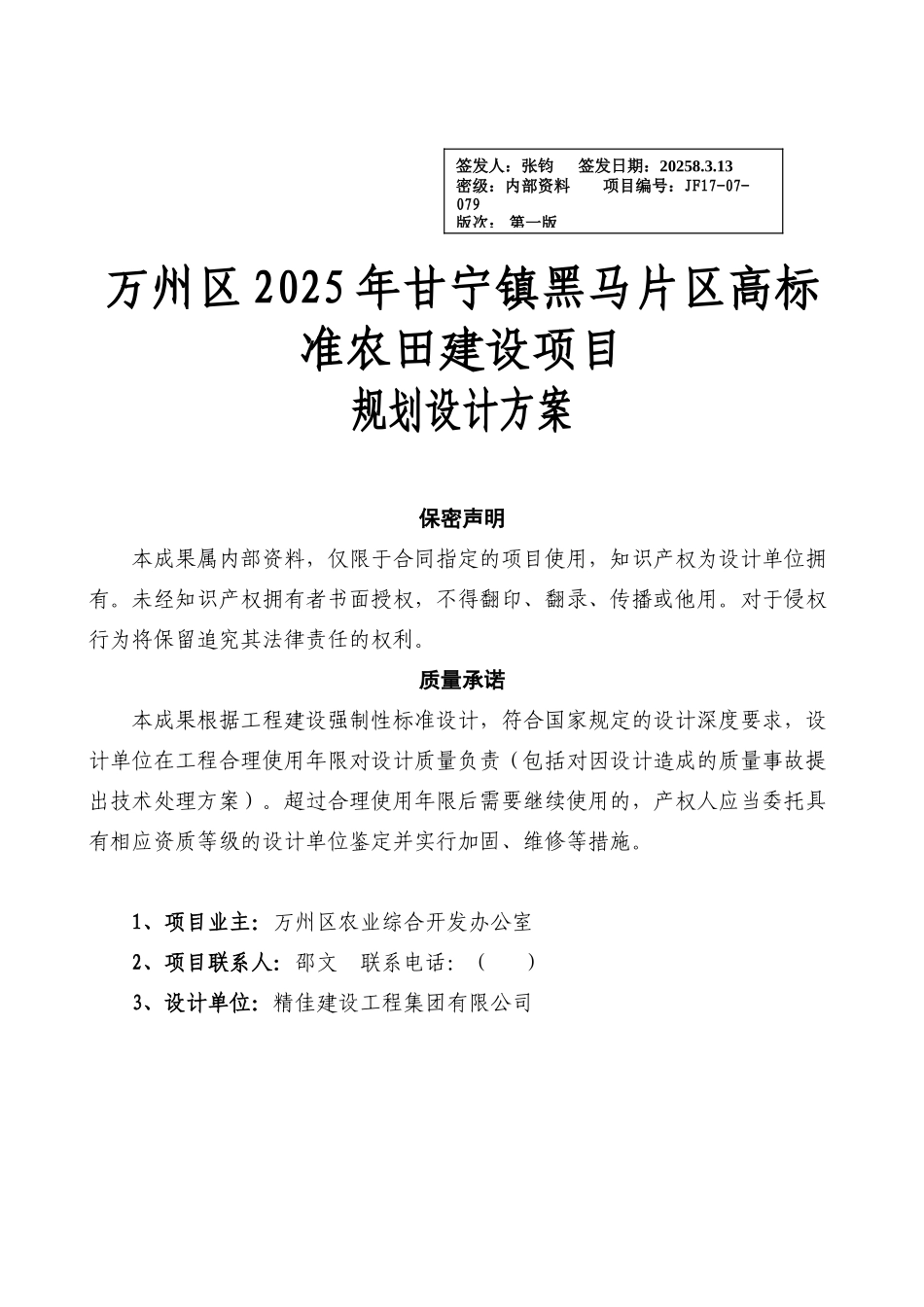 万州甘宁2025高标项目文本3_第2页