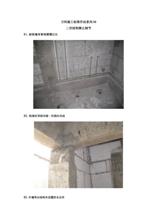 万科施工标准做法系列08-