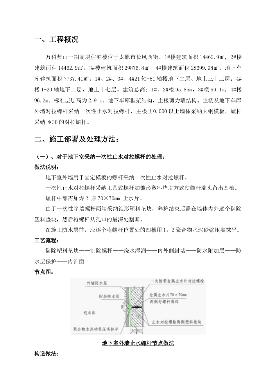 万科蓝山对拉螺栓孔洞封堵专项方案_第2页