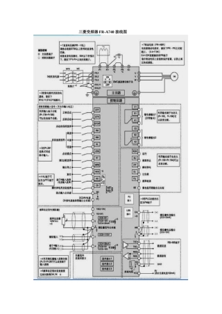 三菱变频器FR-A740-端子接线图