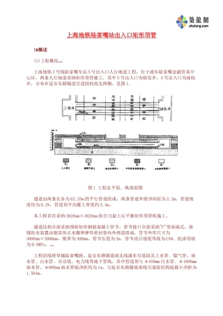 上海地铁陆家嘴站出入口矩形顶管p